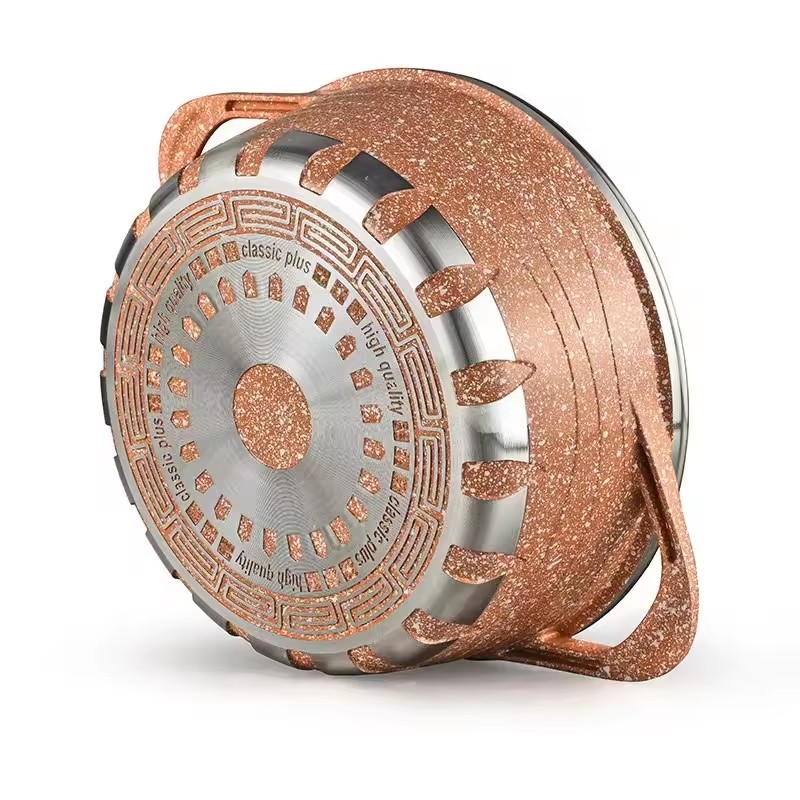 Zhiye 2024 Panelas e frigideiras de alumínio Utensílios de cozinha antiaderentes Ferramentas de cozinha Utensílios de cozinha