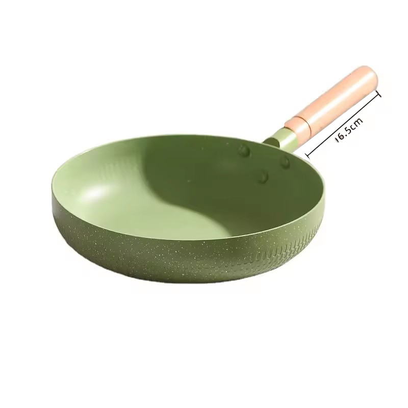 Frigideira de alumínio antiaderente com logotipo personalizado, ecológica, 24cm, 26cm, 28cm, 30cm